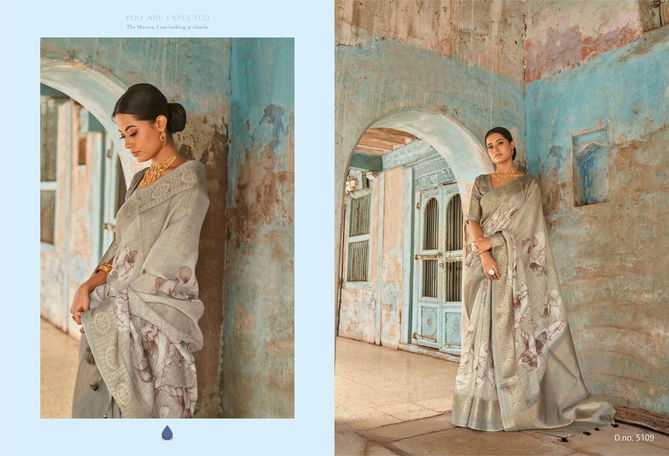 Bhumi Chhap 1 Festive Wear Wholesale Printed Saree Catalog
